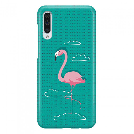 SAMSUNG - Galaxy A70 - 3D Snap Case - Cartoon Flamingo