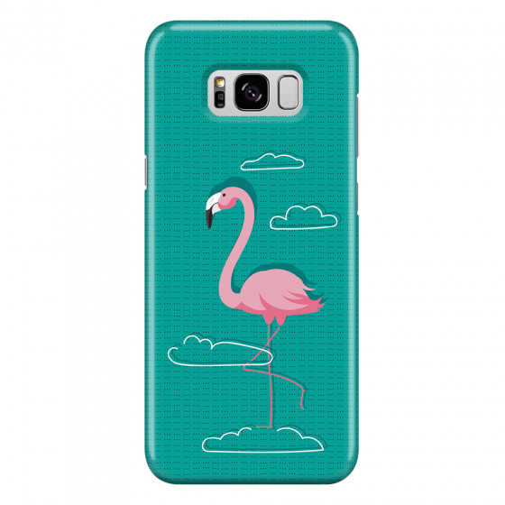 SAMSUNG - Galaxy S8 - 3D Snap Case - Cartoon Flamingo