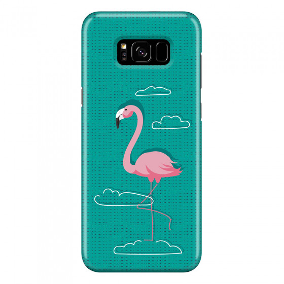 SAMSUNG - Galaxy S8 Plus - 3D Snap Case - Cartoon Flamingo