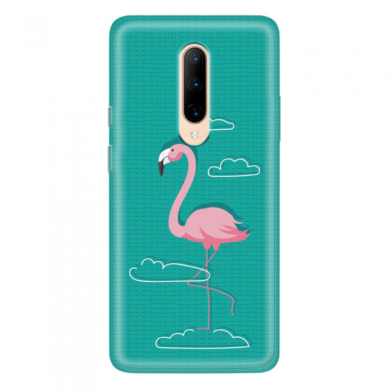ONEPLUS - OnePlus 7 Pro - Soft Clear Case - Cartoon Flamingo