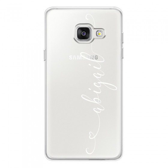 SAMSUNG - Galaxy A3 2017 - Soft Clear Case - Hearts Handwritten