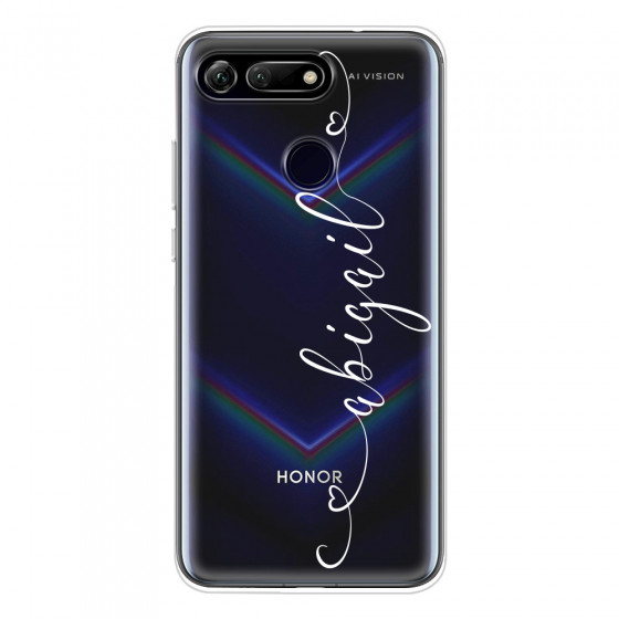 HONOR - Honor View 20 - Soft Clear Case - Hearts Handwritten