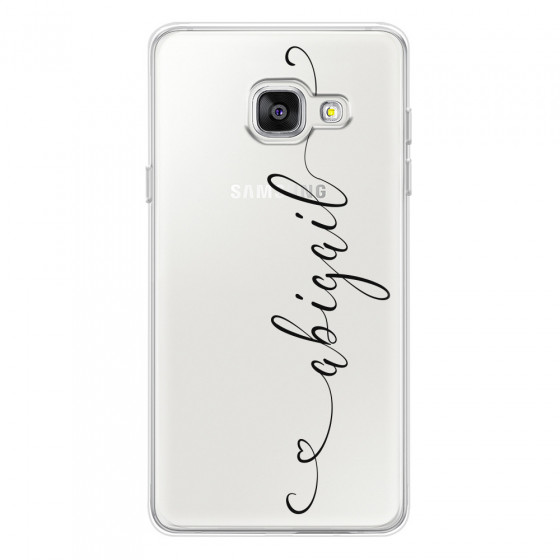 SAMSUNG - Galaxy A5 2017 - Soft Clear Case - Dark Hearts Handwritten