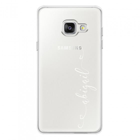 SAMSUNG - Galaxy A3 2017 - Soft Clear Case - Little Hearts Handwritten