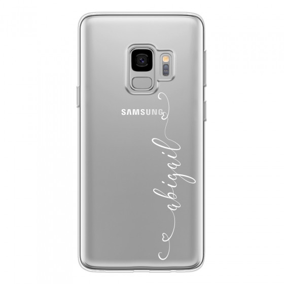 SAMSUNG - Galaxy S9 - Soft Clear Case - Little Hearts Handwritten