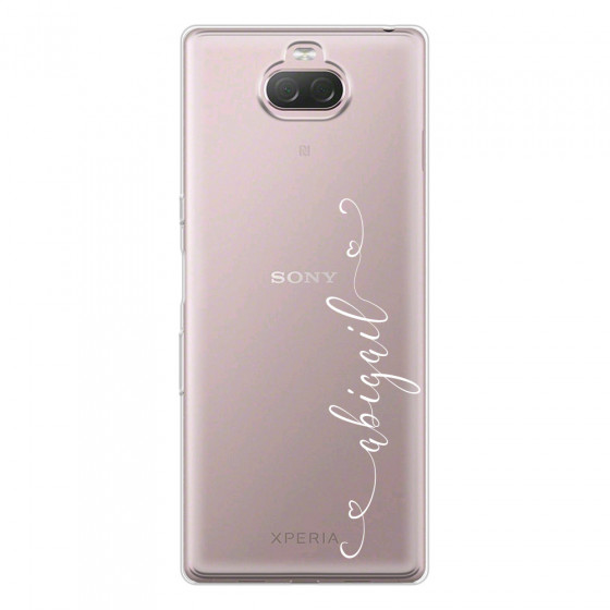 SONY - Sony 10 Plus - Soft Clear Case - Little Hearts Handwritten
