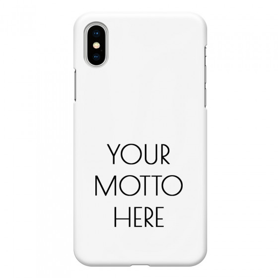 APPLE - iPhone XS - 3D Snap Case - Your Motto Here II.