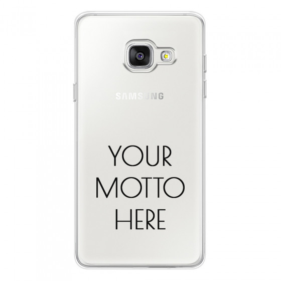 SAMSUNG - Galaxy A5 2017 - Soft Clear Case - Your Motto Here II.
