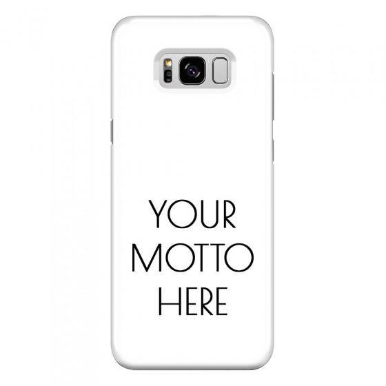 SAMSUNG - Galaxy S8 - 3D Snap Case - Your Motto Here II.