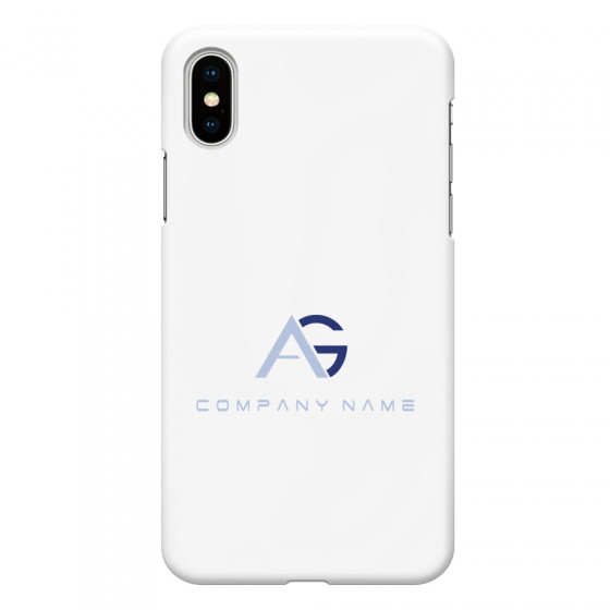 APPLE - iPhone XS - 3D Snap Case - Your Logo Here