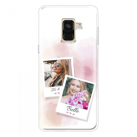 SAMSUNG - Galaxy A8 - Soft Clear Case - Soft Photo Palette
