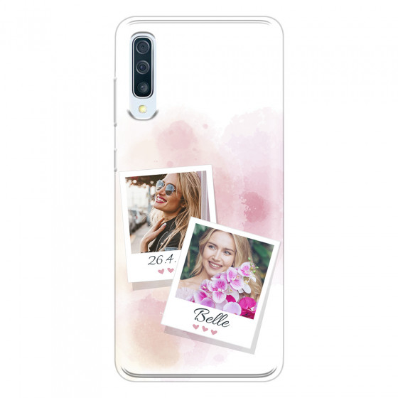 SAMSUNG - Galaxy A50 - Soft Clear Case - Soft Photo Palette