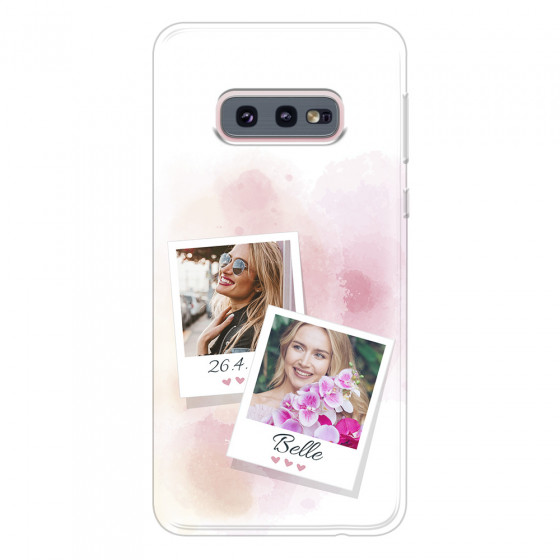 SAMSUNG - Galaxy S10e - Soft Clear Case - Soft Photo Palette