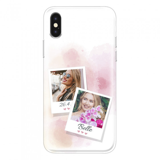 APPLE - iPhone XS Max - Soft Clear Case - Soft Photo Palette