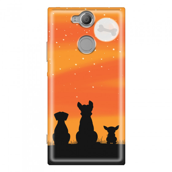 SONY - Sony XA2 - Soft Clear Case - Dog's Desire Orange Sky