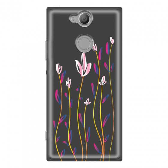 SONY - Sony XA2 - Soft Clear Case - Pink Tulips