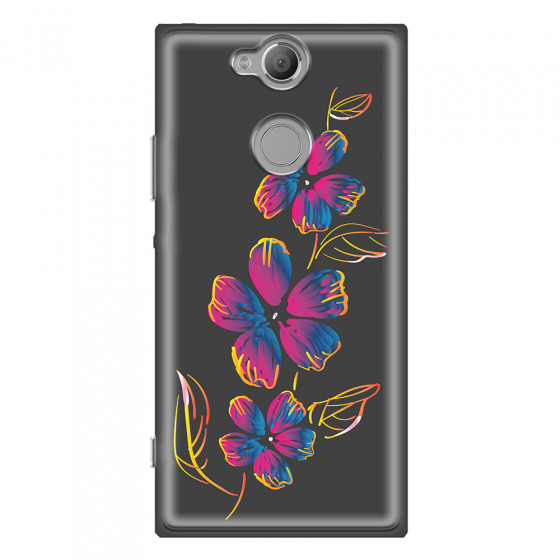 SONY - Sony XA2 - Soft Clear Case - Spring Flowers In The Dark