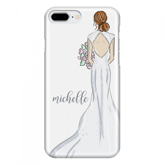APPLE - iPhone 7 Plus - 3D Snap Case - Bride To Be Redhead Dark