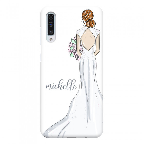 SAMSUNG - Galaxy A50 - 3D Snap Case - Bride To Be Redhead Dark