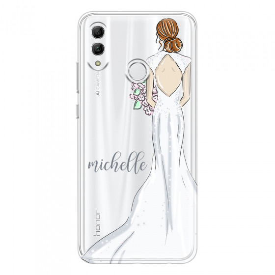HONOR - Honor 10 Lite - Soft Clear Case - Bride To Be Redhead Dark