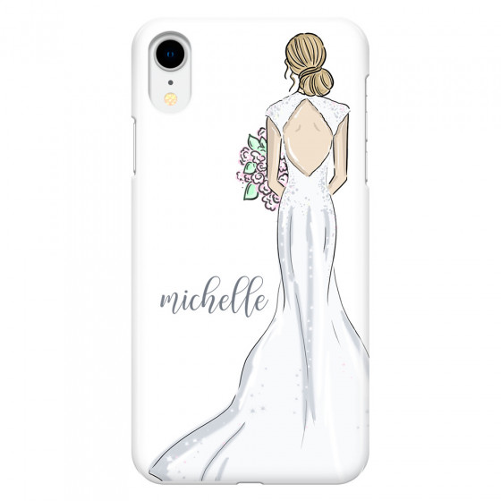APPLE - iPhone XR - 3D Snap Case - Bride To Be Blonde Dark