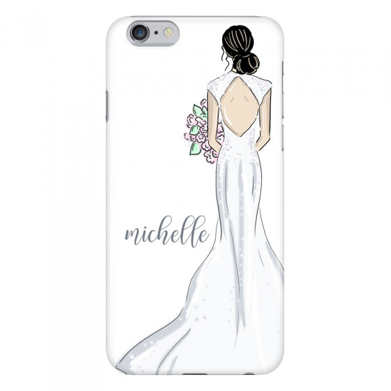 APPLE - iPhone 6S - 3D Snap Case - Bride To Be Blackhair Dark