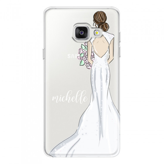 SAMSUNG - Galaxy A3 2017 - Soft Clear Case - Bride To Be Brunette