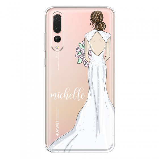 HUAWEI - P20 Pro - Soft Clear Case - Bride To Be Brunette