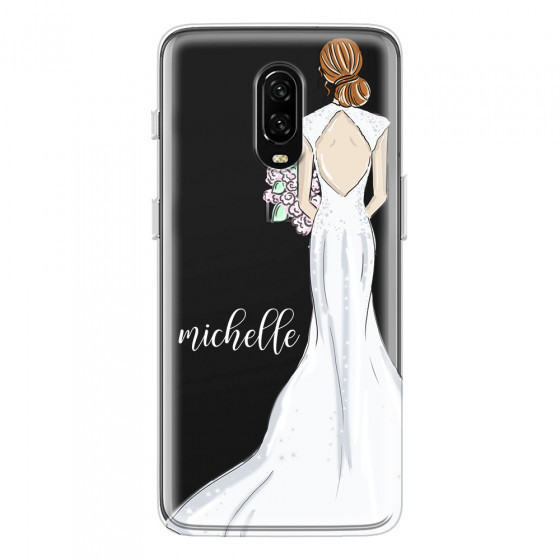 ONEPLUS - OnePlus 6T - Soft Clear Case - Bride To Be Redhead