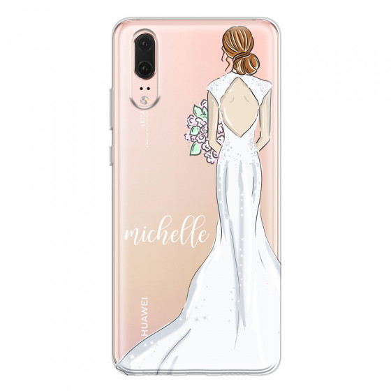 HUAWEI - P20 - Soft Clear Case - Bride To Be Redhead