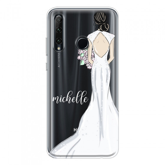 HONOR - Honor 20 lite - Soft Clear Case - Bride To Be Blackhair
