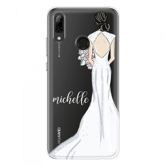 HUAWEI - P Smart 2019 - Soft Clear Case - Bride To Be Blackhair
