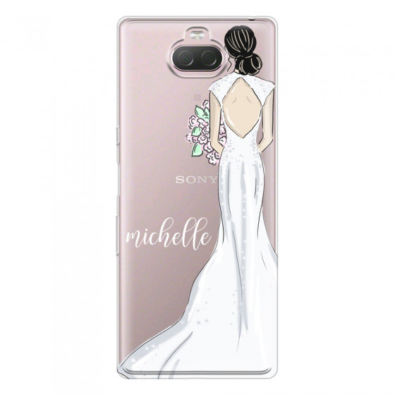 SONY - Sony 10 - Soft Clear Case - Bride To Be Blackhair