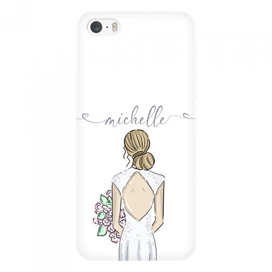 APPLE - iPhone 5S/SE - 3D Snap Case - Bride To Be Blonde II. Dark