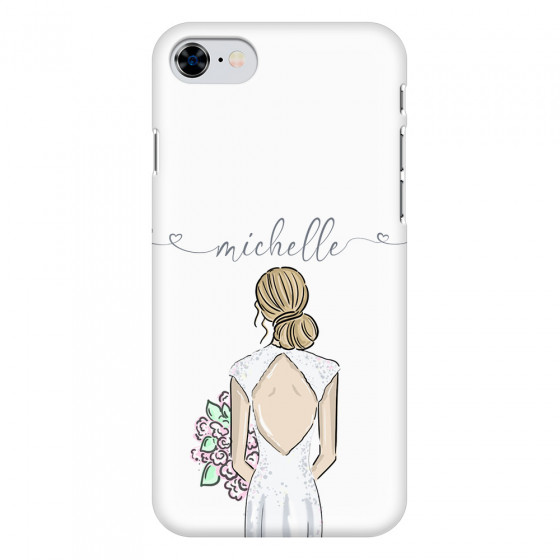 APPLE - iPhone 8 - 3D Snap Case - Bride To Be Blonde II. Dark