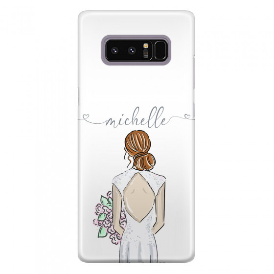 Shop by Style - Custom Photo Cases - SAMSUNG - Galaxy Note 8 - 3D Snap Case - Bride To Be Redhead II. Dark