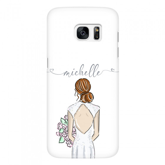 SAMSUNG - Galaxy S7 Edge - 3D Snap Case - Bride To Be Redhead II. Dark
