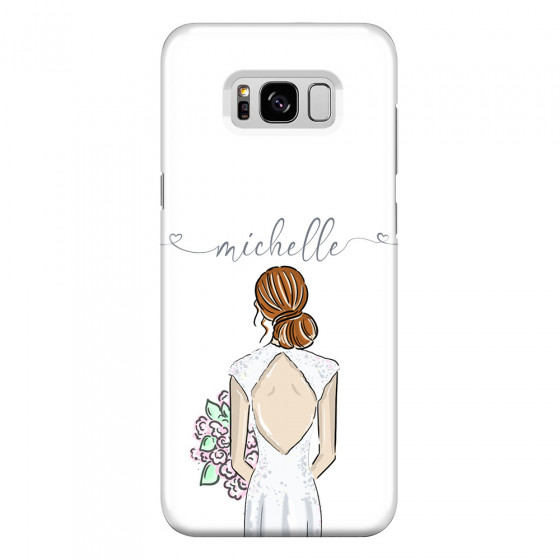 SAMSUNG - Galaxy S8 - 3D Snap Case - Bride To Be Redhead II. Dark