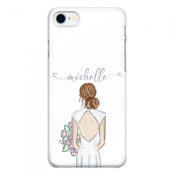 APPLE - iPhone 7 - 3D Snap Case - Bride To Be Redhead II. Dark
