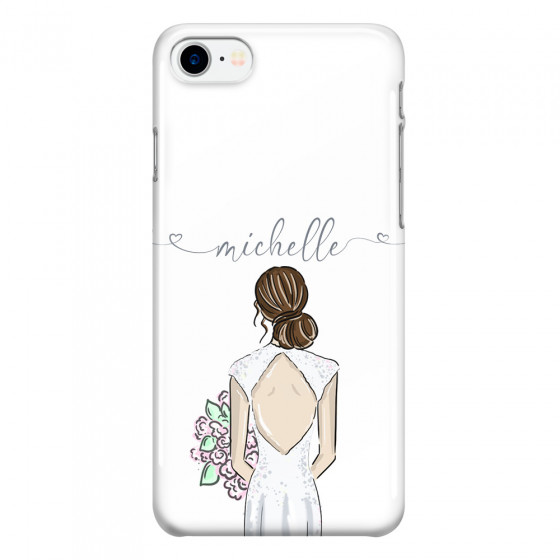 APPLE - iPhone 7 - 3D Snap Case - Bride To Be Brunette II. Dark