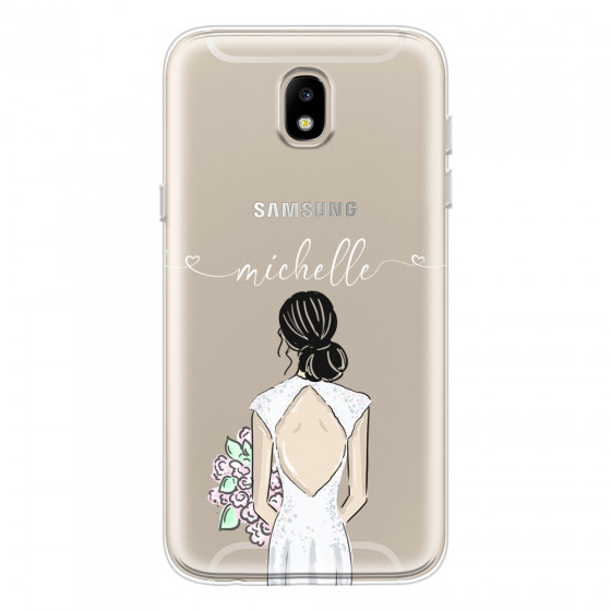SAMSUNG - Galaxy J5 2017 - Soft Clear Case - Bride To Be Blackhair II.