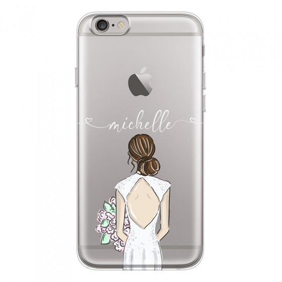APPLE - iPhone 6S - Soft Clear Case - Bride To Be Brunette II.