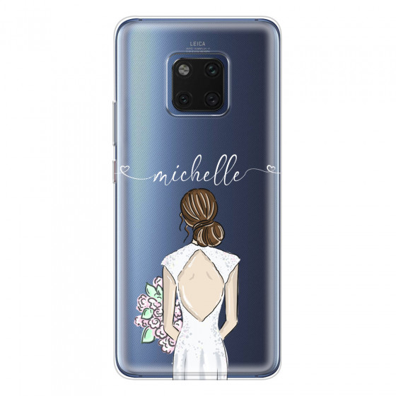 HUAWEI - Mate 20 Pro - Soft Clear Case - Bride To Be Brunette II.
