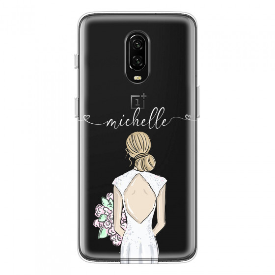 ONEPLUS - OnePlus 6T - Soft Clear Case - Bride To Be Blonde II.