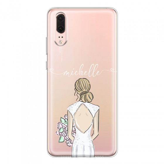 HUAWEI - P20 - Soft Clear Case - Bride To Be Blonde II.