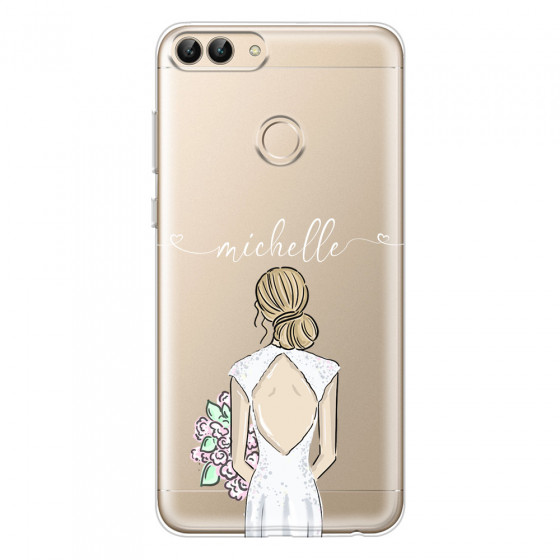 HUAWEI - P Smart 2018 - Soft Clear Case - Bride To Be Blonde II.