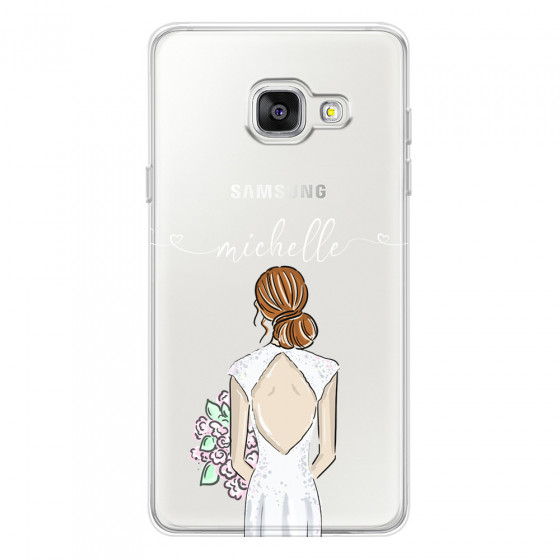 SAMSUNG - Galaxy A5 2017 - Soft Clear Case - Bride To Be Redhead II.