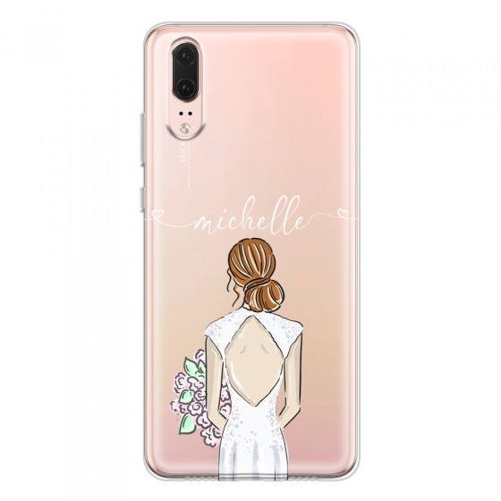 HUAWEI - P20 - Soft Clear Case - Bride To Be Redhead II.