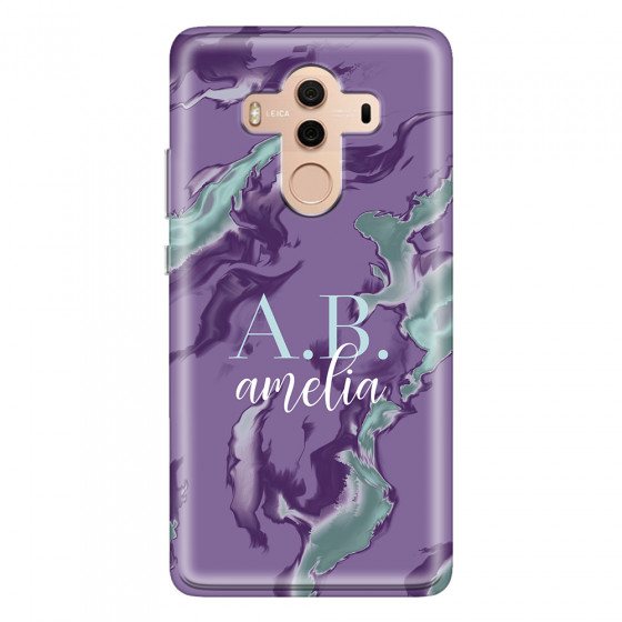 HUAWEI - Mate 10 Pro - Soft Clear Case - Streamflow Violet Ocean