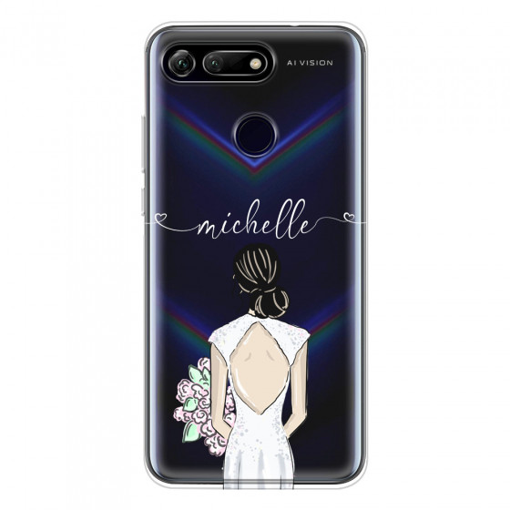 HONOR - Honor View 20 - Soft Clear Case - Bride To Be Blackhair II.